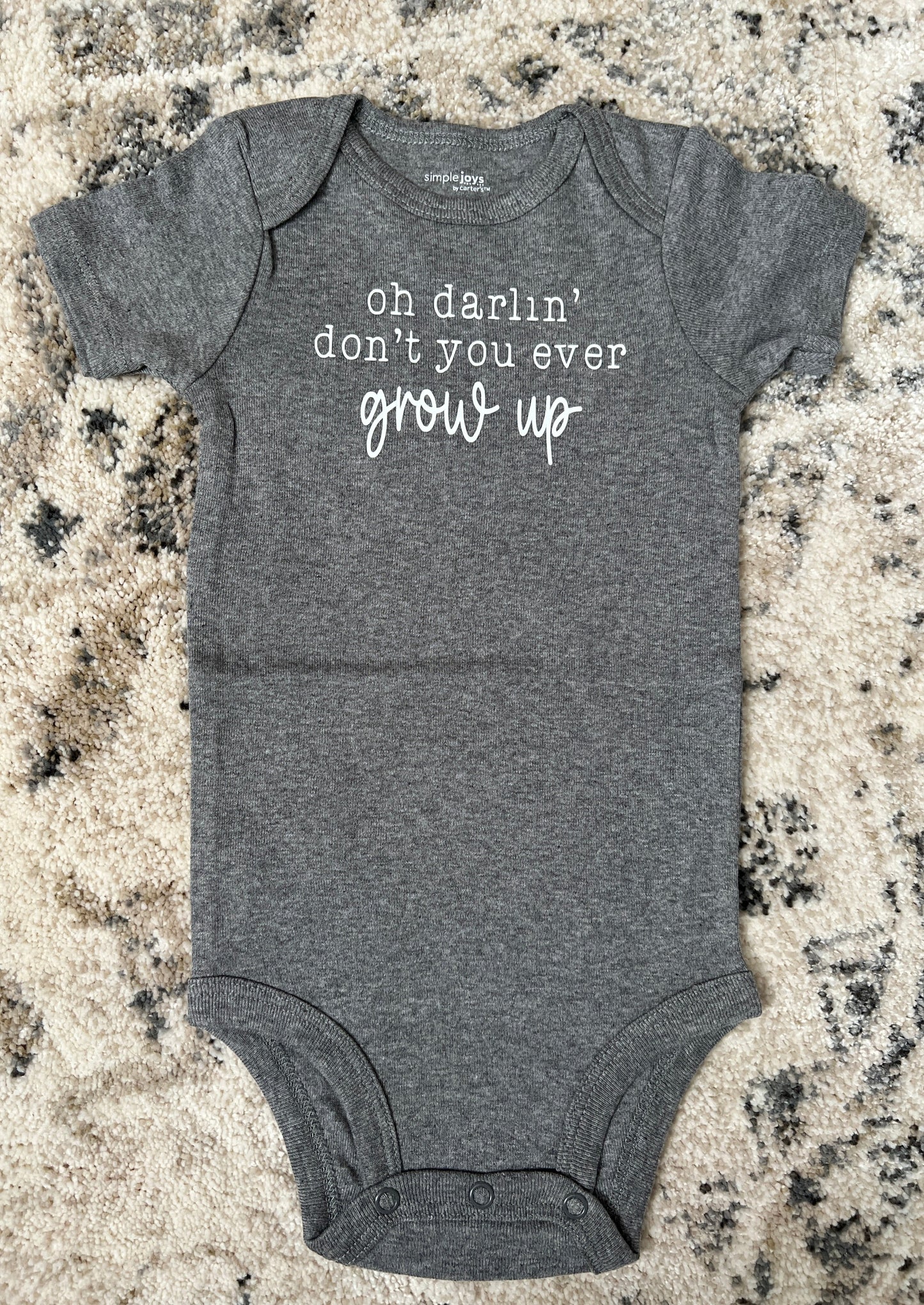 Never Grow Up Onesie