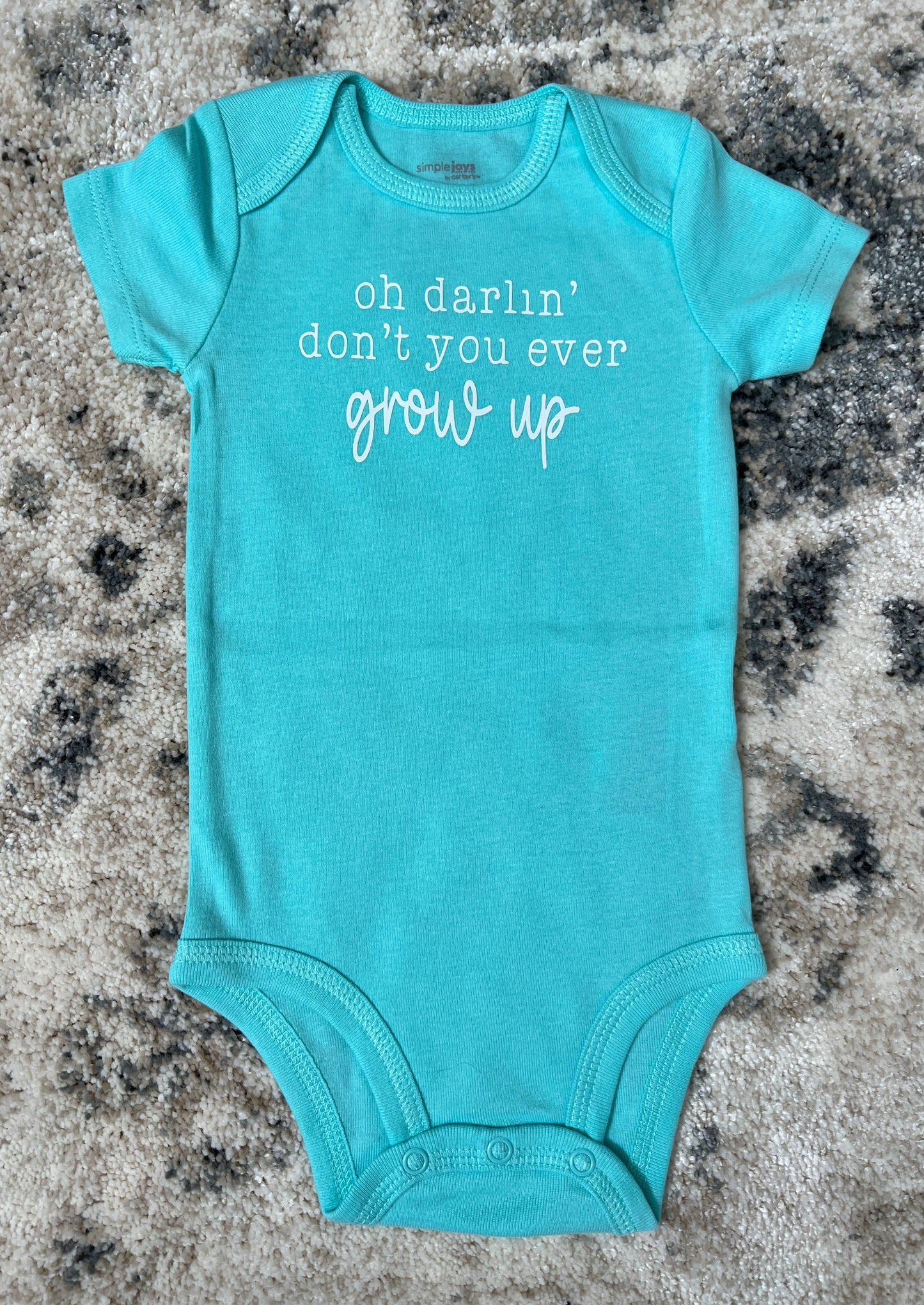 Never Grow Up Onesie