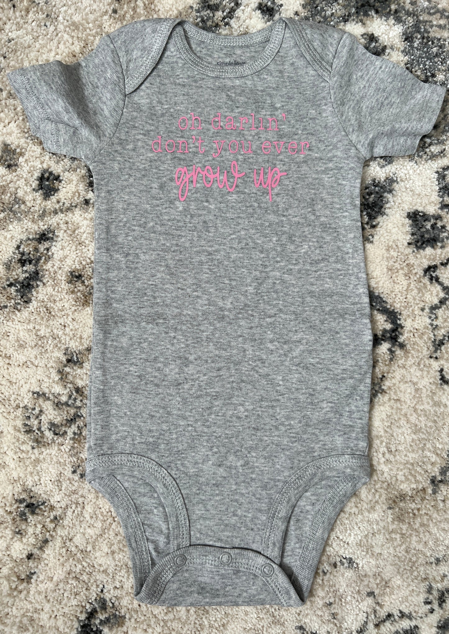 Never Grow Up Onesie