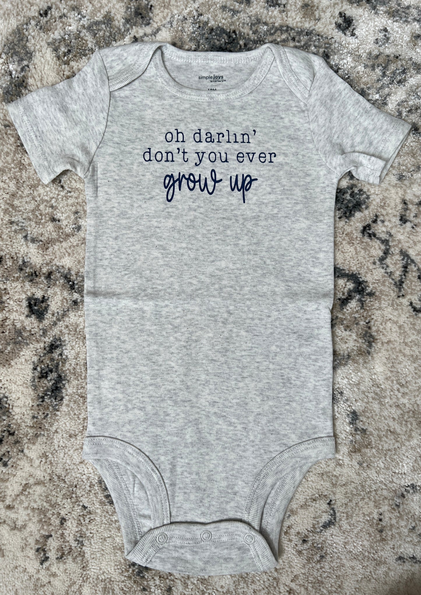 Never Grow Up Onesie