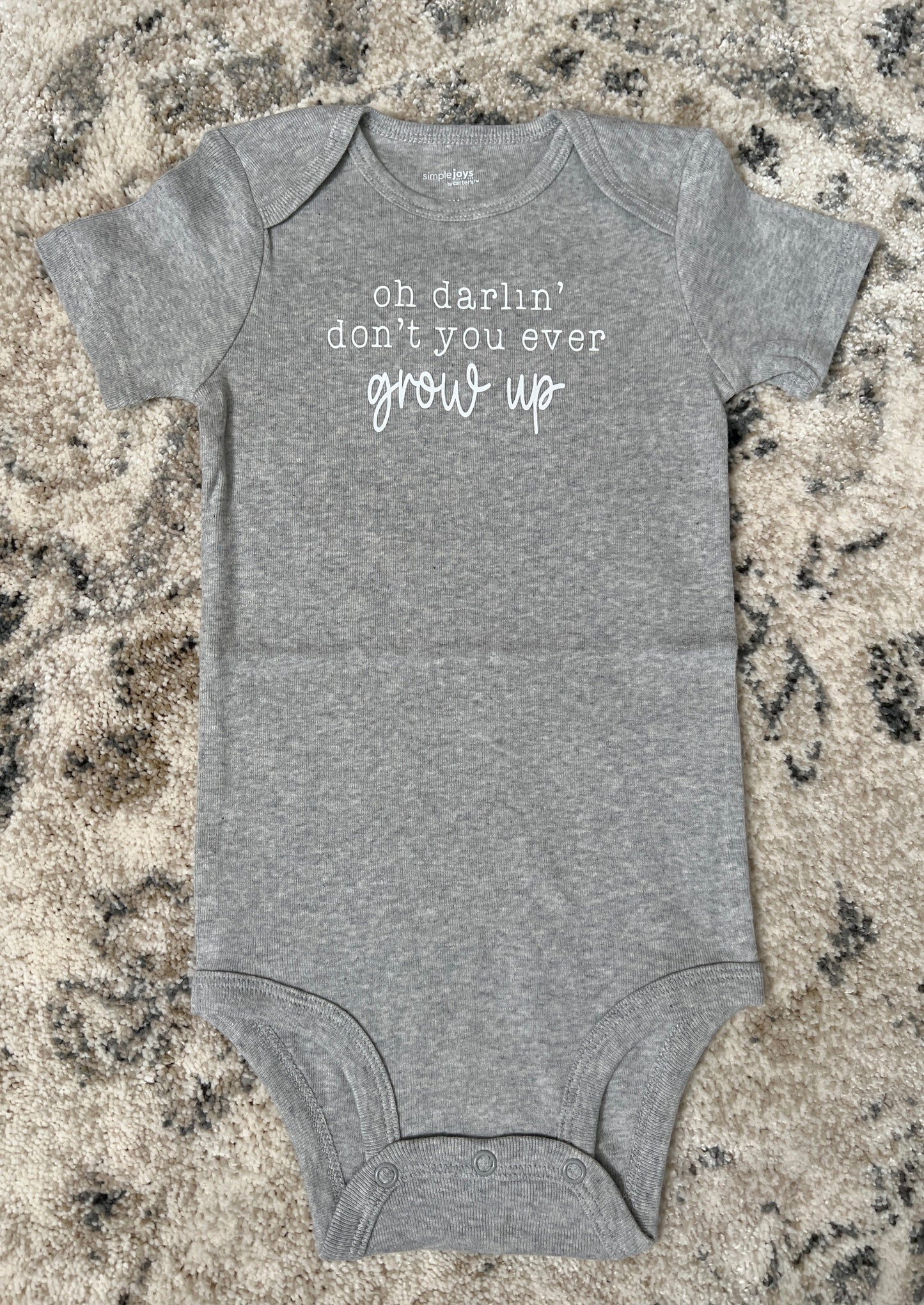 Never Grow Up Onesie