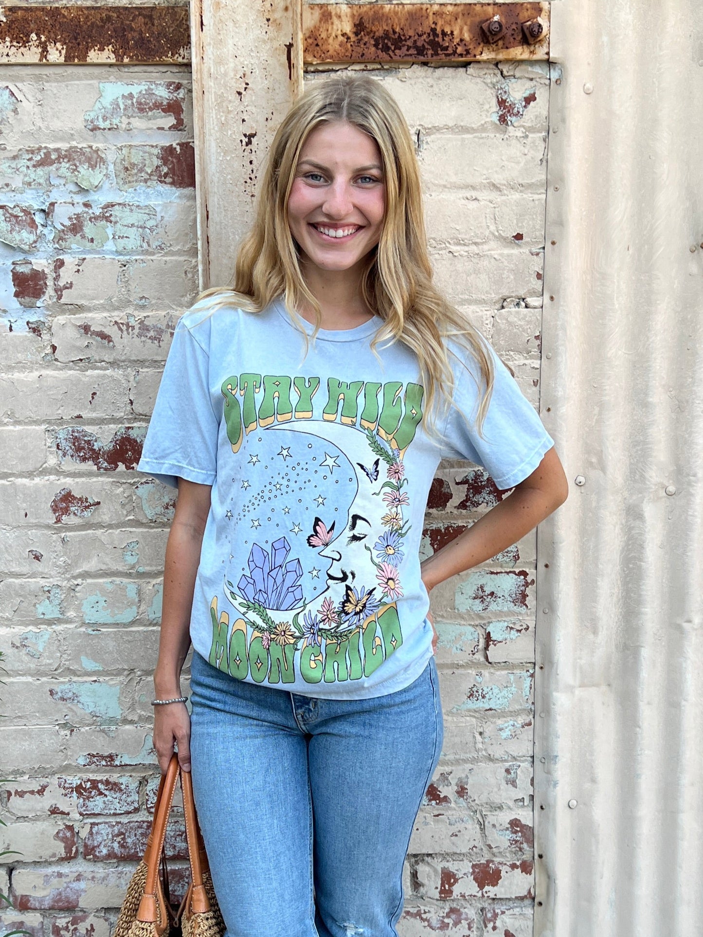 Stay Wild Moon Child Graphic Top