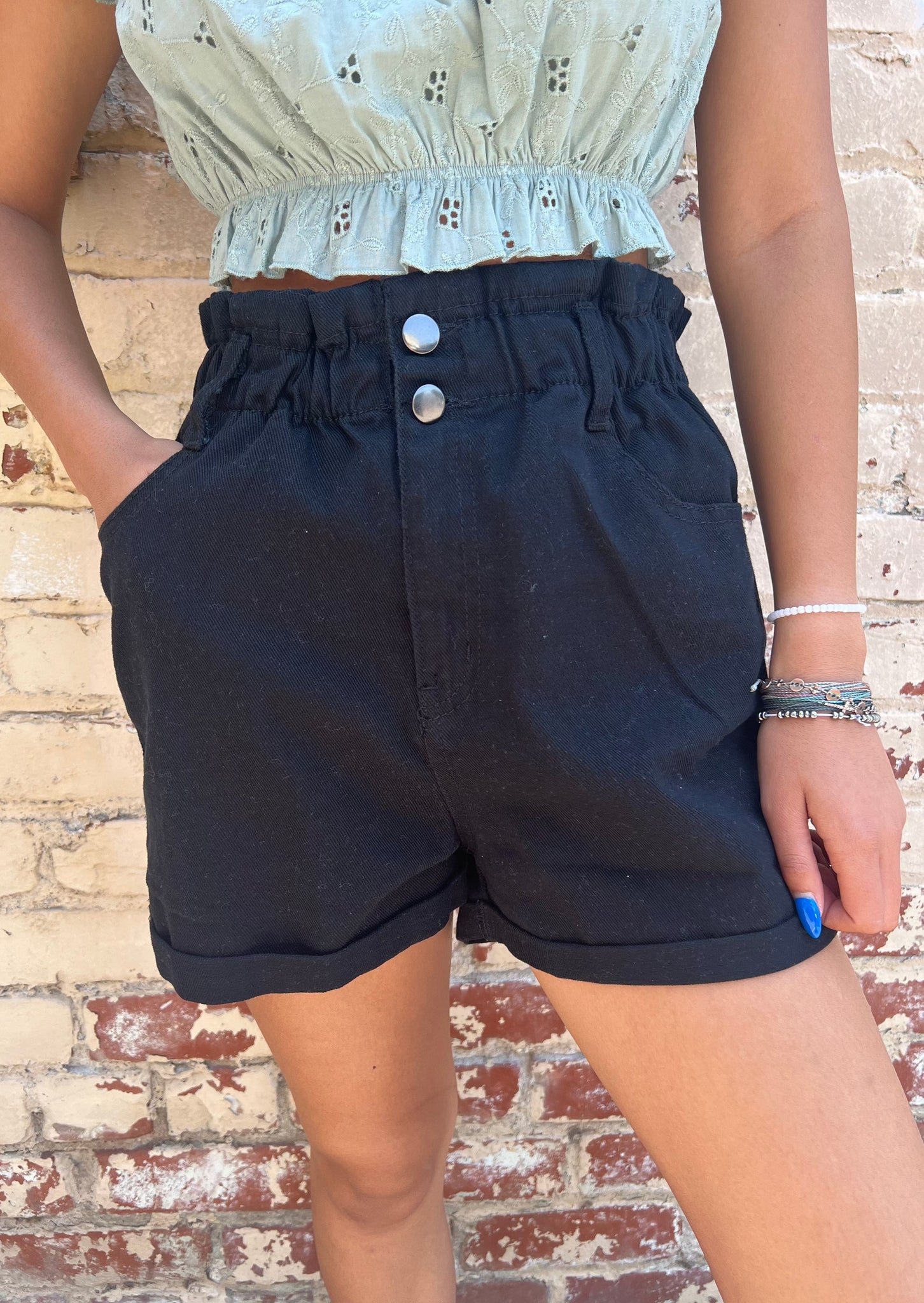 Double Buttoned Shorts