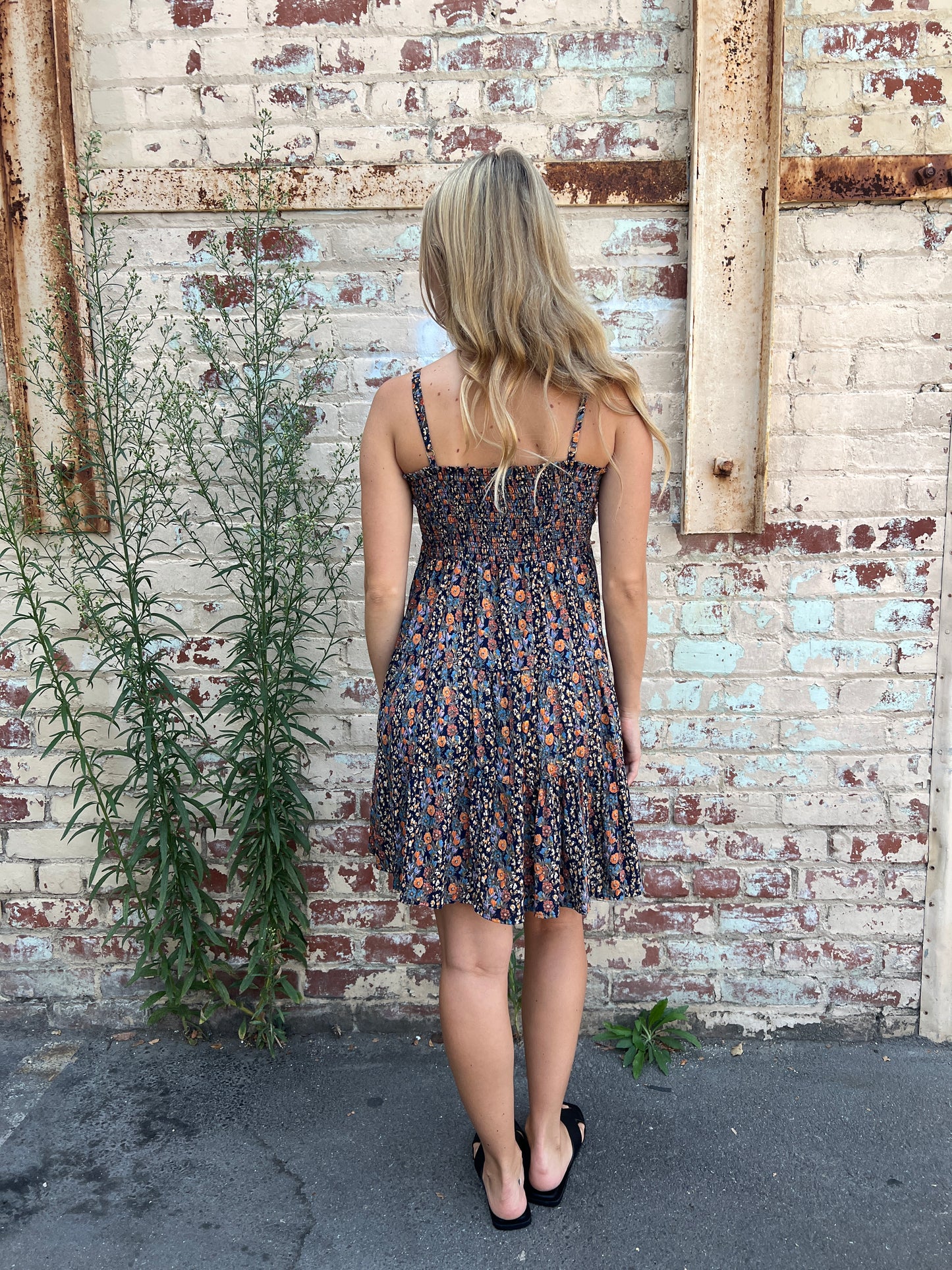 Smocked Bust Tiered Sundress