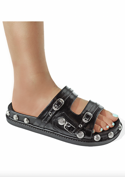 Studded Slide Sandal