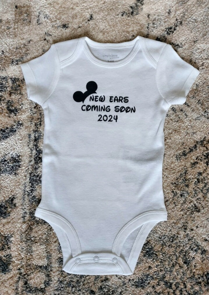 New Ears Coming Soon 2024 Onesie