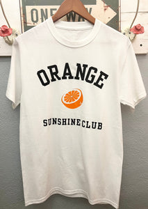 Orange Sunshine Club Graphic Tee